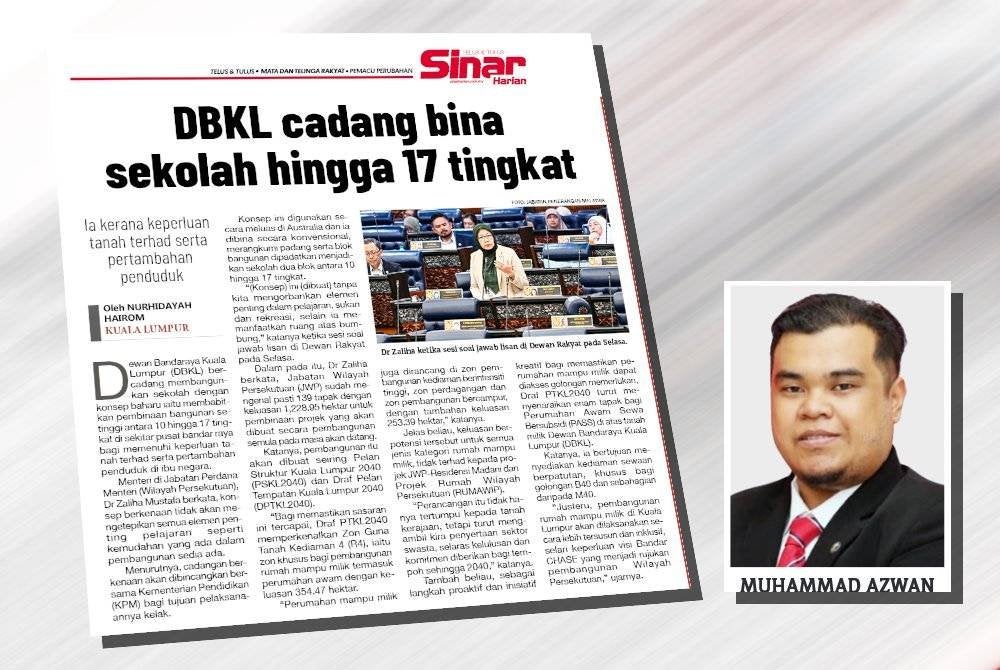 Laporan Sinar Harian pada Rabu. (Gambar kecil: Muhammad Azwan)