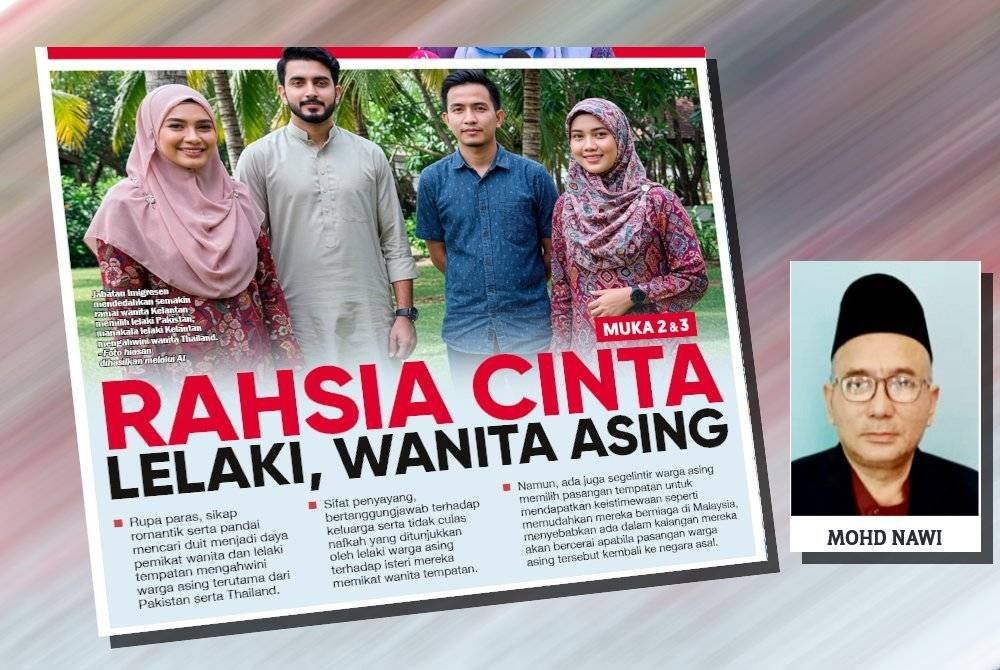 Laporan Sinar Harian pada Rabu. (Gambar kecil: Prof Dr Nawi)