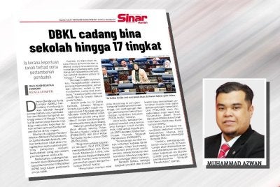 Laporan Sinar Harian pada Rabu. (Gambar kecil: Muhammad Azwan)