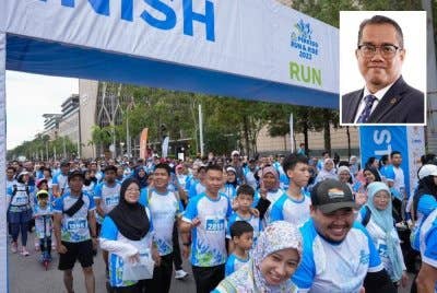 PERKESO Run & Ride 2025 menyasarkan penyertaan seramai 10,000 peserta dengan objektif utama adalah untuk mempromosikan gaya hidup sihat kepada rakyat Malaysia. (Gambar kecil: Azlan)