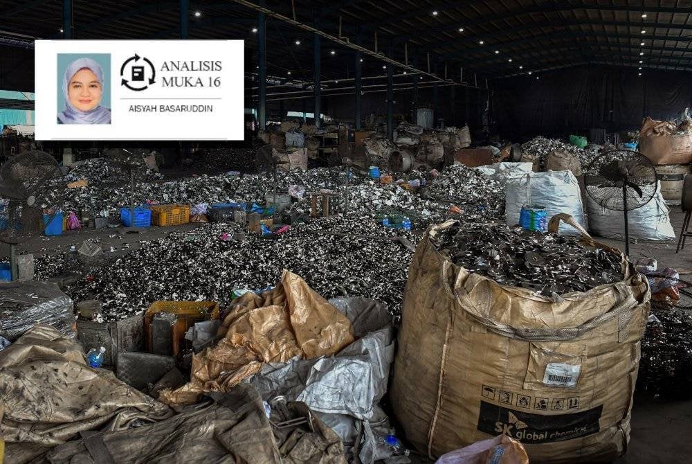 Polis menyerbu sebuah kilang disyaki memproses sisa e-waste secara haram pada operasi bersepadu di sebuah kilang logam di kawasan Kampung Teluk Mengkuang, Klang baru-baru ini.