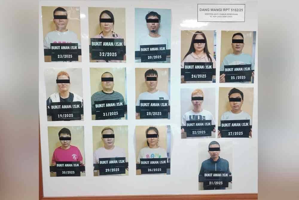 Polis menahan 14 individu dalam serbuan di lapan unit kondominium membabitkan kes penipuan permainan dalam talian.