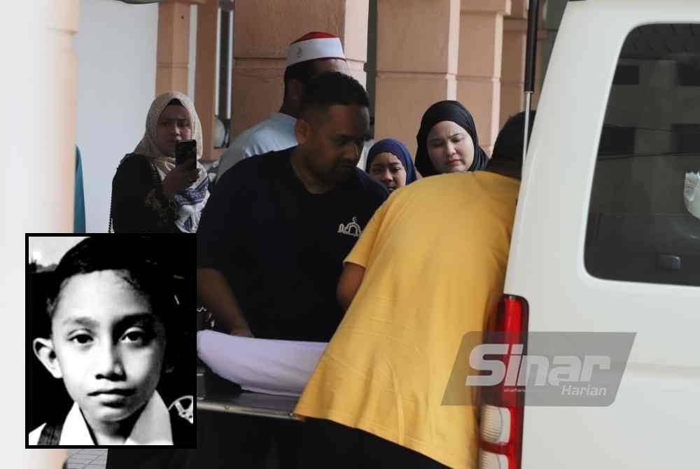 Jenazah Mohamad Fahmi dibawa ke kampung neneknya di Permatang Binjai, Penaga untuk disemadikan.