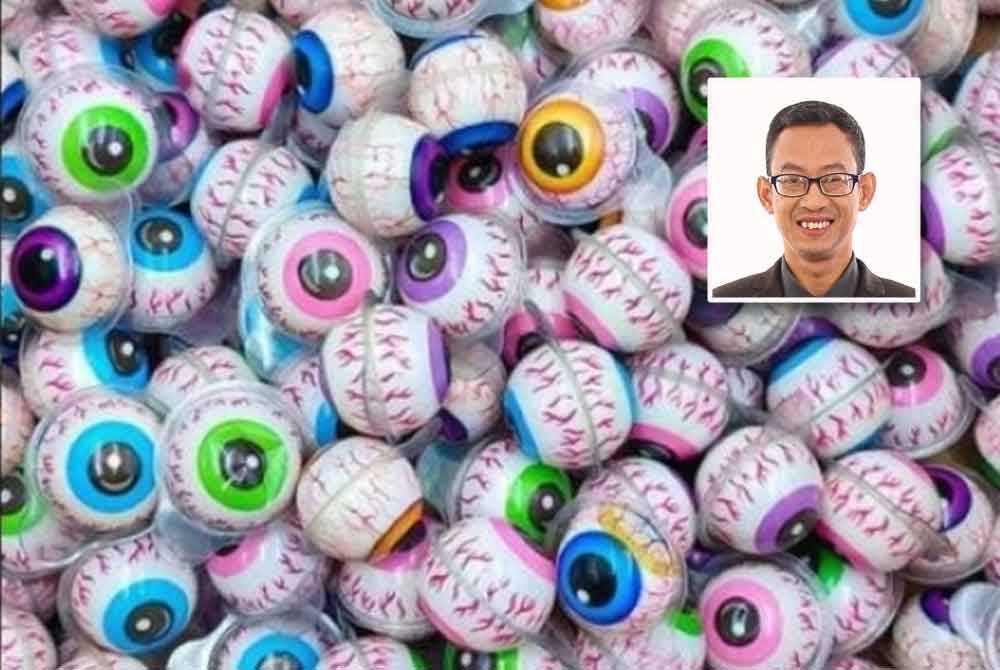 Gula-gula kenyal dilarang penjualannya di semua platform dalam talian dan pasaran domestik kerana menyalahi keperluan pelabelan yang diperuntukkan di bawah Peraturan-peraturan Makanan 1985, Akta Makanan 1983 [Akta 281]. (Gambar kecil: Haidzir Sham)