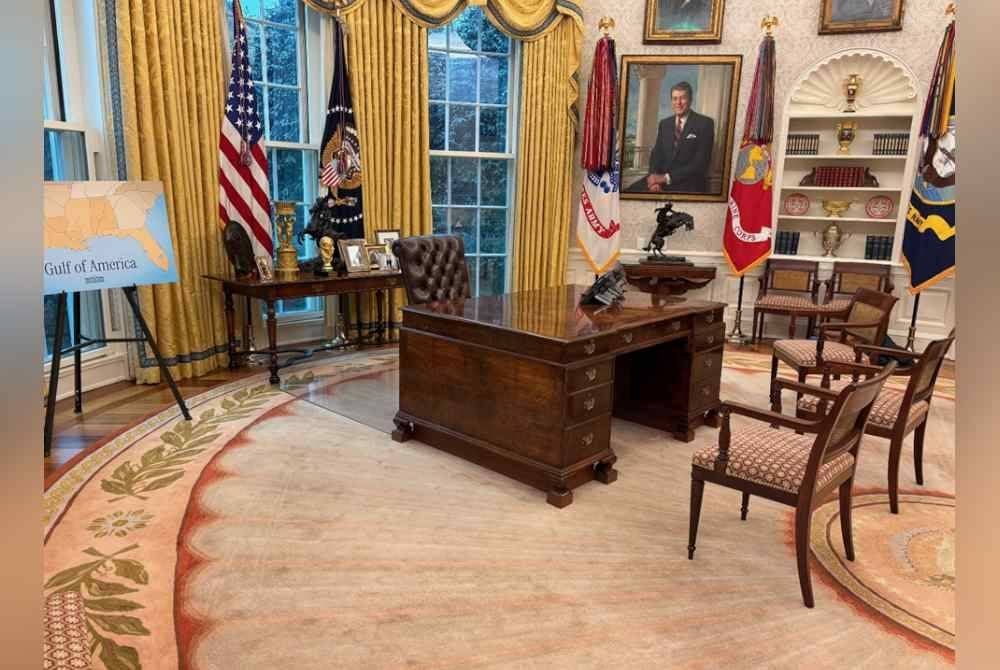 Meja C$O yang sudah dipasang bagi menggantikan meja lama. - Agensi