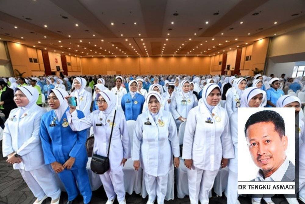 Kerajaan perlu mencari formula terbaik agar negara tidak berdepan masalah kekurangan tenaga kerja mahir dalam sektor kesihatan. (Foto hiasan) Gambar kecil: Tengku Asmadi