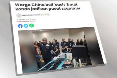 Laporan Sinar Harian.