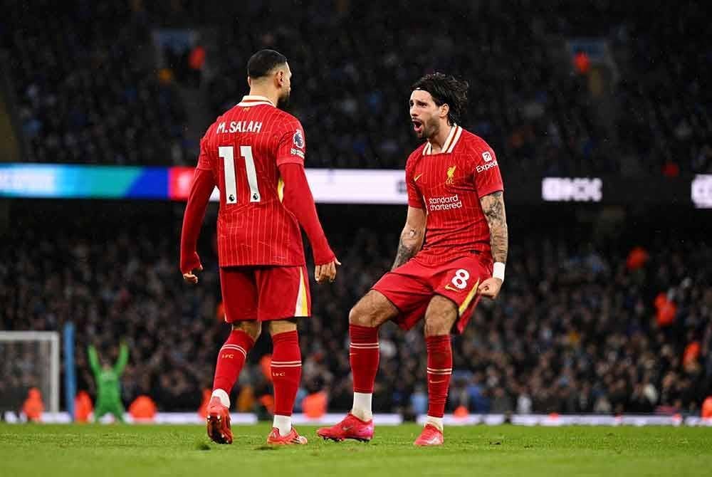 Sentuhan Salah, Szoboszlai tenang tumbangkan Manchester City di Etihad - Foto: Agensi