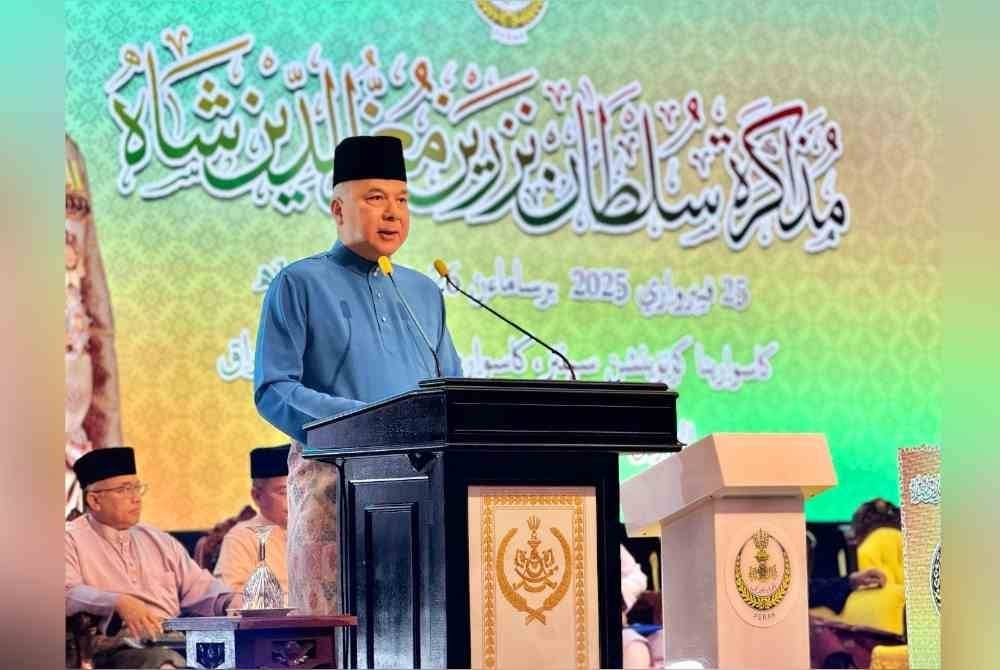 Sultan Nazrin bertitah merasmikan Muzakarah Sultan Nazrin Muizzuddin Shah di Pusat Konvensyen Casuarina di Ipoh pada Selasa.