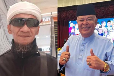 Azlee berkongsi khabar gembira mengenai sahabatnya, Yassin Yahya (kiri).