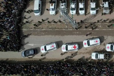 Pasukan pejuang Palestin, Hamas menyatakan mereka akan memulangkan mayat empat tebusan kepada Israel