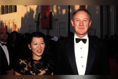 Gene Hackman (kanan) dan isterinya, Betsy Arakawa ditemukan meninggal dunia di kediaman mereka di New Mexico, Amerika Syarikat. Foto Agensi
