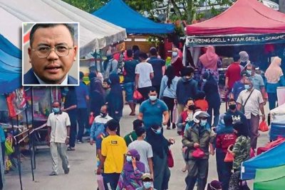 Kerajaan Selangor akan bertindak tegas dengan menarik balik lesen serta menyenarai hitam peniaga bazar Ramadan yang didapati menjual permit atau tapak perniagaan kepada pihak ketiga. - Gambar hiasan (Gambar kecil: Amirudin)