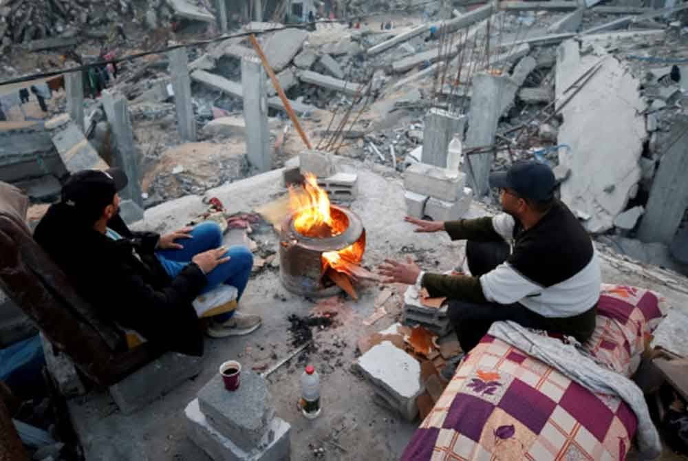 Keadaan enklaf itu yang binasa teruk akibat perang genosid selama 15 bulan.