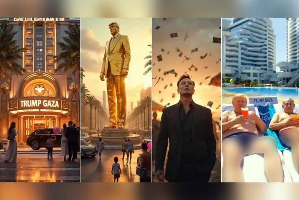 Klip berdurasi 33 saat itu dijana oleh AI.