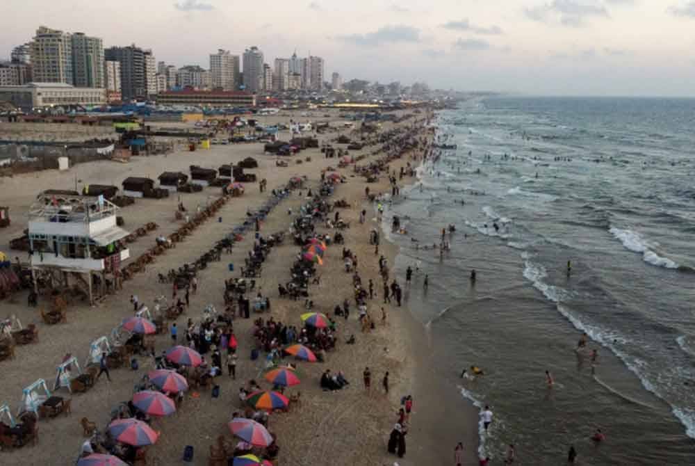 Kawasan Bandar Gaza pernah menjadi tumpuan pelancong tempatan sebelum peperangan itu meletus.