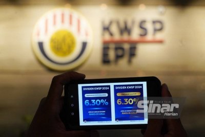 KWSP mengumumkan kadar dividen masing-masing 6.30 peratus bagi Simpanan Konvensional dan Simpanan Shariah 2024 sekali gus tertinggi dalam tempoh tujuh tahun sejak 2017. FOTO SINAR HARIAN - ROSLI TALIB 