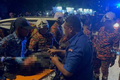 Kesemua mangsa yang cedera dikejarkan ke Hospital Pulau Pinang untuk mendapatkan rawatan.