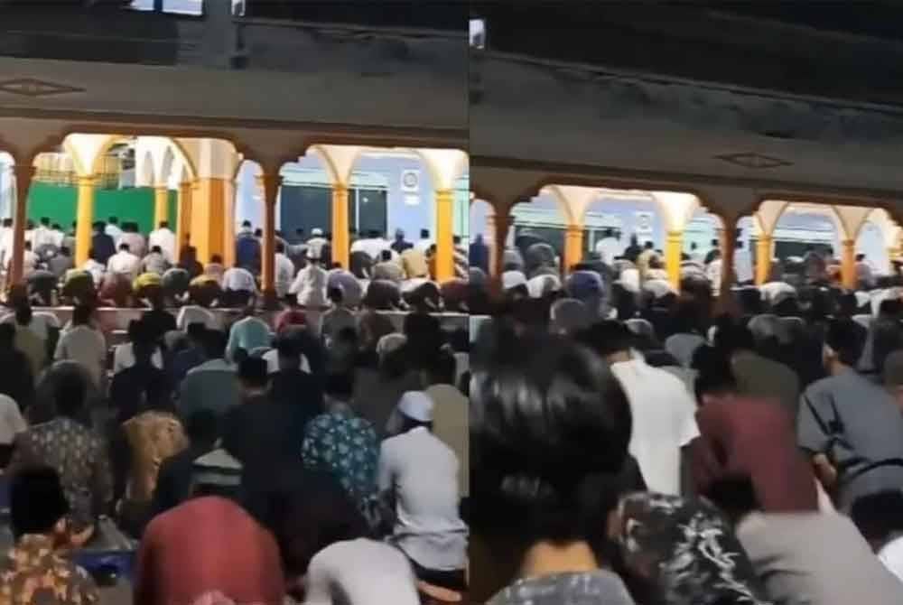 Video yang tular di Instagram mengenai solat tarawih 10 minit. Foto sumber Jatim Times