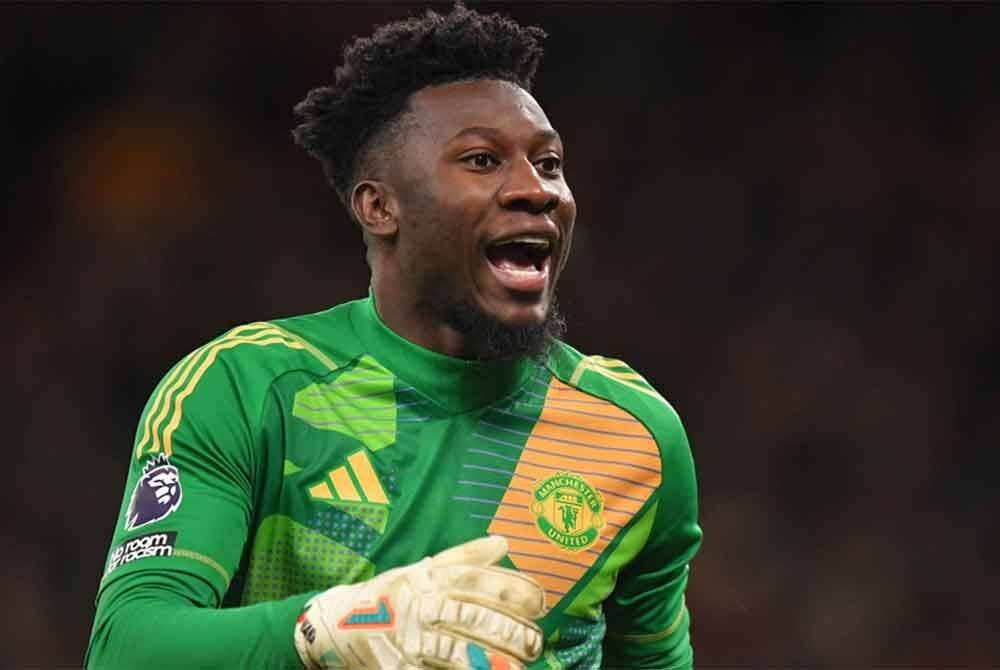 Andre Onana mahu terus kekal di Manchester United walaupun berdepan prestasi tidak memuaskan. Foto Agensi