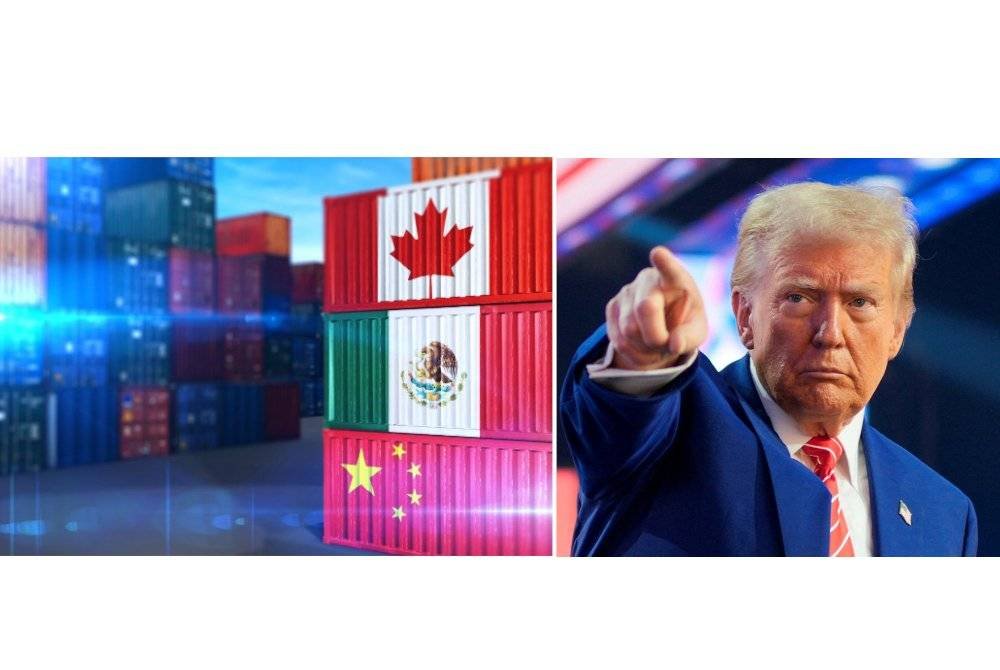 Pelaksanaan tarif itu dijangka memberi impak besar kepada kuasa beli rakyat Amerika. (Gambar kanan: Trump)