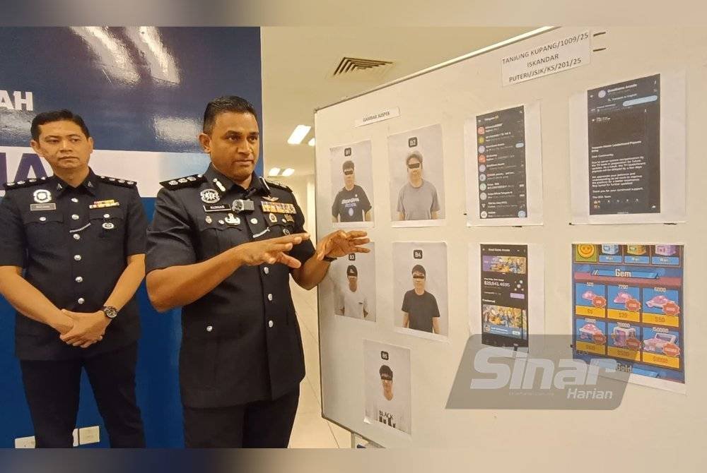 Kumarasan pada sidang media di IPD Iskandar Puteri.