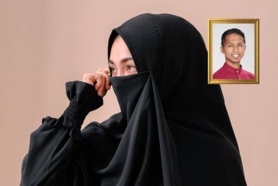 WATAK berpakaian Islamik sering ditampilkan dalam drama tempatan namun pembawakan watak yang negatif boleh merosakkan persepsi masyarakat terhadap orang Islam. Foto CANVA/Gambar kecil: USTAZ MOHD SYAHID