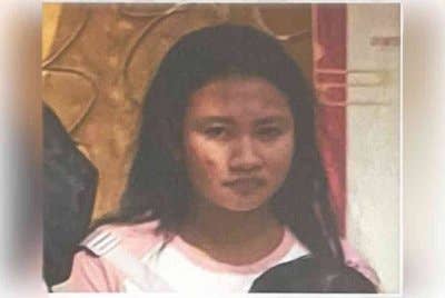 Polis sedang mengesan Nirma yang dilaporkan hilang sejak Jumaat lalu. Foto PDRM