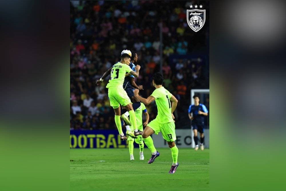 JDT berjaya mengekang kuasa Buriram United di laman sendiri apabila terikat tanpa jaringan. Foto FB Johor Southern Tigers