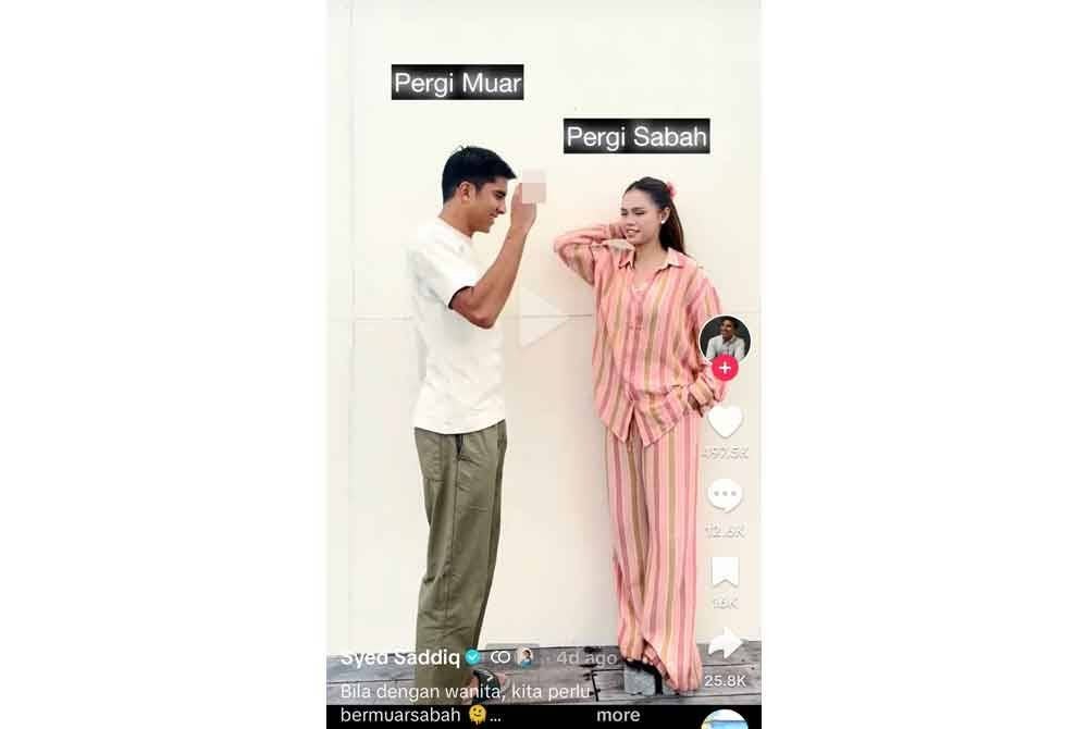 Gandingan sensasi, Syed Saddiq dan Bella Astilah menjadi fenomena.