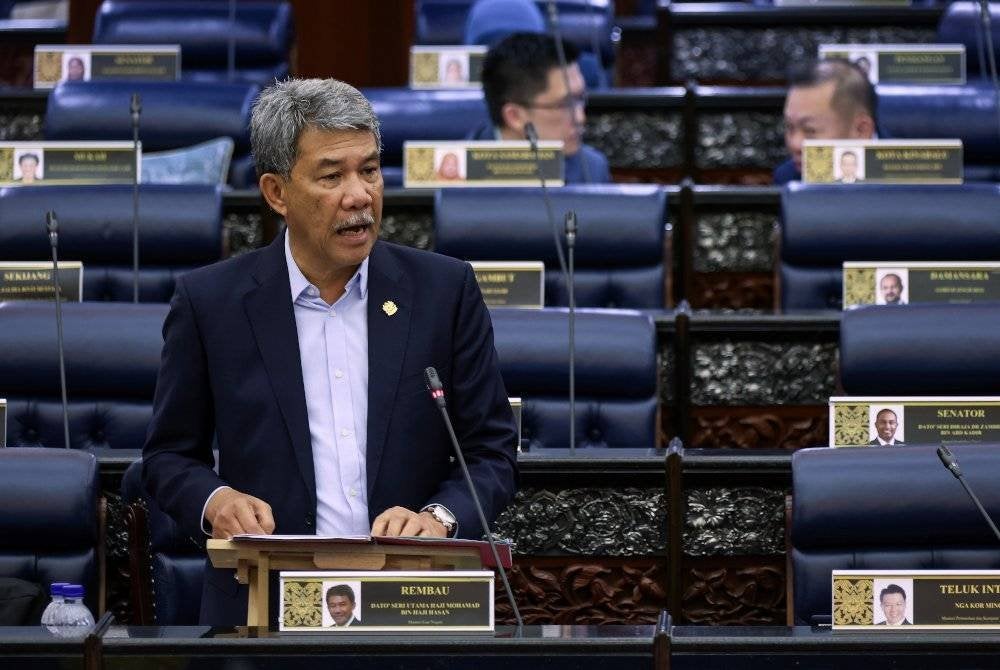 Mohamad pada sesi penggulungan Titah Diraja ketika Mesyuarat Pertama Penggal Keempat Parlimen ke-15 di Dewan Rakyat pada Rabu. Foto Bernama