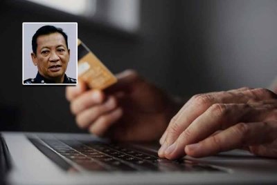 Seorang pesara rugi RM105,311.72 selepas membuat 35 kali pindahan wang ke dalam 19 akaun berbeza demi mendapatkan pinjaman RM60,000. Gambar hiasan (Gambar kecil: Datuk Seri Yahaya Othman)