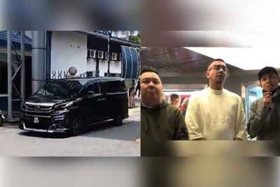 Enam kakitangan stesen radio, Era FM termasuk tiga penyampai radio dilihat meninggalkan Ibu Pejabat Polis Bukit Aman, di sini jam 1.10 petang.