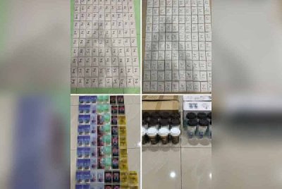 Sebanyak 265 peket plastik dipercayai mengandungi serbuk dadah MDMA seberat 6,718 gram dengan nilai pasaran RM1.12 juta serta 23 cawan berpenutup berisi serbuk MDMA seberat 966 gram bernilai RM6,900 dirampas dalam pemeriksaan di sebuah kondominium.