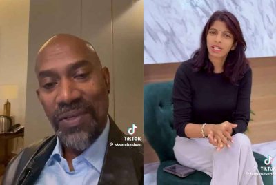 Sambasivan (kiri), Pengguna TikTok yang menggunakan nama Farmasi Everlife