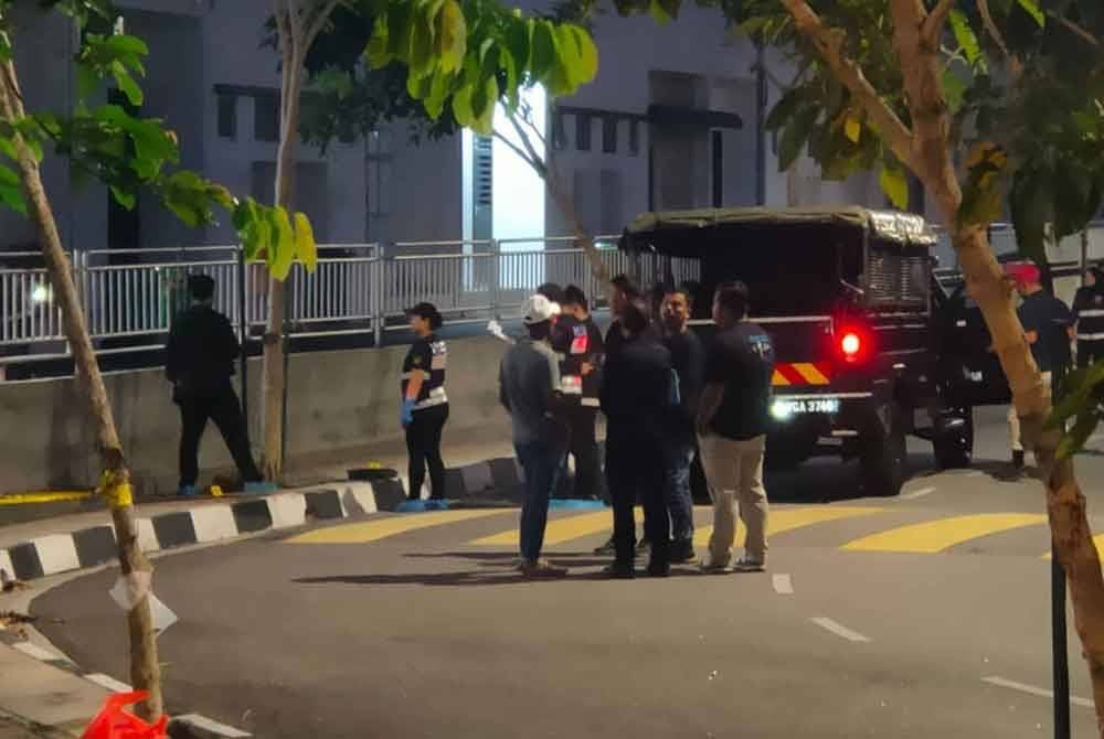 Seorang pekerja restoran nasi kandar maut dengan kesan tetakan di bahagian kepala, lengan dan badan dalam kejadian di Taman Sepadu Jaya, di sini pada Jumaat.