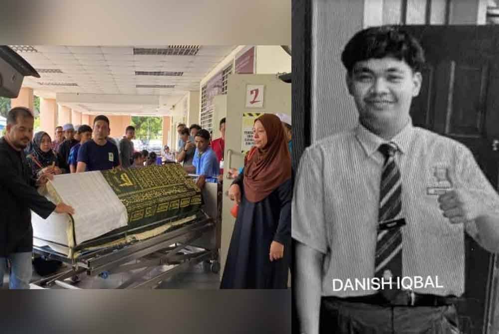 Mohd Niza kehilangan anak tunggal lelaki Muhammad Danish Iqbal, 18, yang baru selesai menduduki Sijil Pelajaran Malaysia (SPM) Febuari lalu. Muhammad Danish Iqbal (kanan).