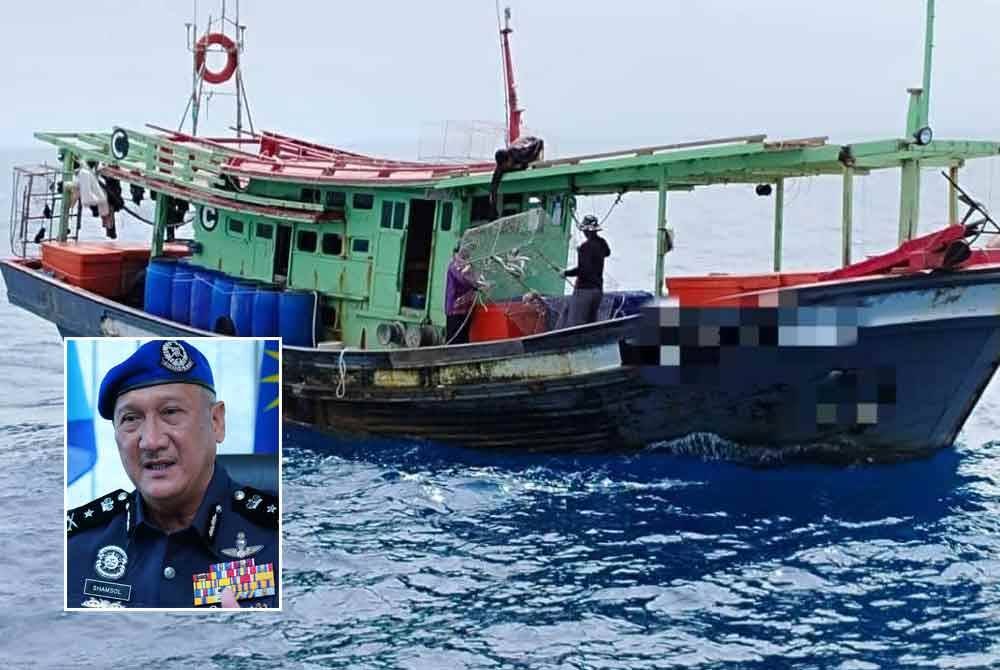 Antara jenis bot yang ditahan PPM selepas dipercayai digunakan bagi menyeludup pelbagai jenis barangan melalui perairan Malaysia. (Gambar kecil: Shamsol)