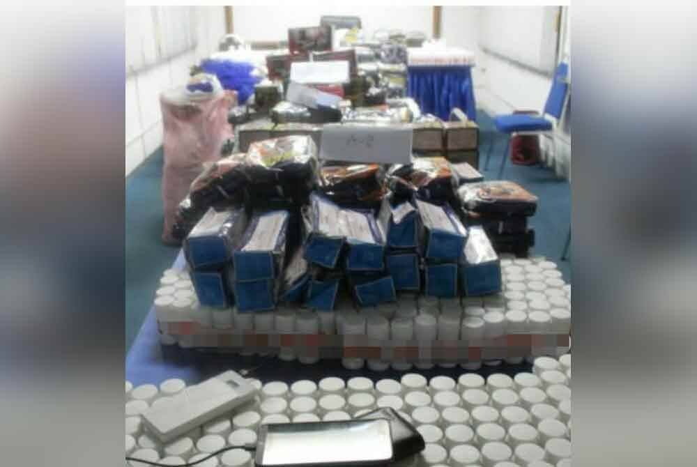 Antara barangan berbentuk ubatan yang pernah dirampas PPM sejak akhir-akhir ini.