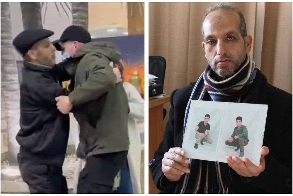 Sebuah video tular merakamkan detik penuh emosi Ayham bertemu bapa dan ibunya buat kali pertama dalam tempoh sembilan tahun di lorong sebuah hotel di Kaherah. Foto Agensi