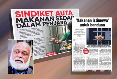 Laporan Sinar Harian pada Khamis. Gambar kecil: Shahul Hamid