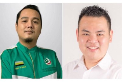 Abdul Hadi dan Chong Zhemin.