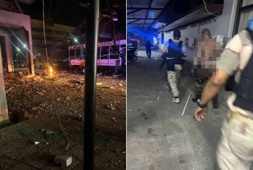 Dua maut manakala lima cedera dalam kejadian letupan bom serta berbalas tembakan di tiga lokasi berasingan di Golok yang hanya terletak dua kilometer dari pekan Rantau Panjang pada Sabtu.