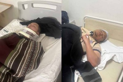 Muhammad Zaqwan (kiri) dan Muhammad Ilham terlibat dalam kemalangan di Jordan. Foto FB Mohd Fared