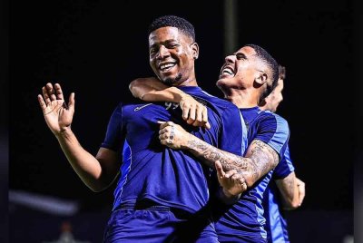 Bergson da Silva (kanan) dijangka diturunkan dalam kesebelasan utama JDT pada perlawanan menentang Buriram di Stadium Sultan Ibrahim. Foto Johor Southern Tigers