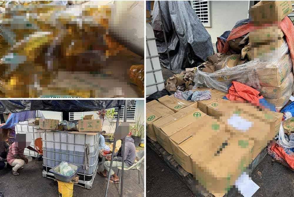 Serbuan yang dilakukan di sebuah premis di Taman Semenyih Jaya, Semenyih, Selangor pada Selasa. Foto KPDN