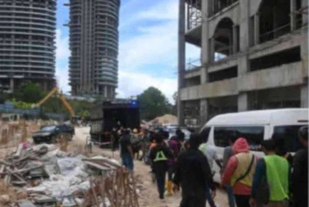 Antara lokasi yang digempur JIM Pahang dalam operasi penguatkuasaan ke atas 'hotspot' PATI sekitar Bentong, Isnin lalu. Foto Facebook JIM Pahang