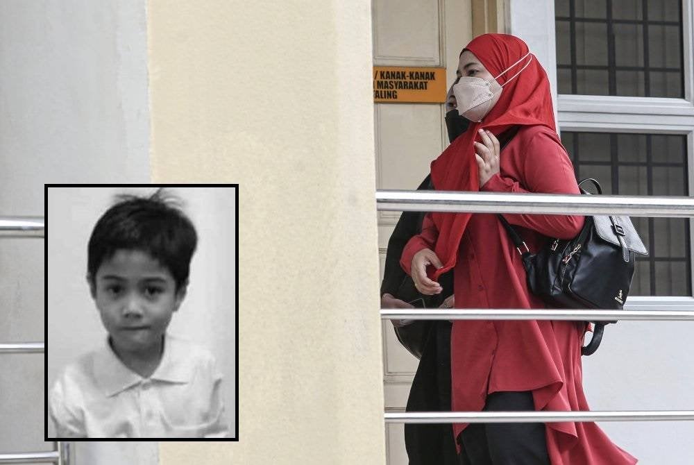 Ibu Zayn Rayyan, Ismanira Abdul Manaf hadir di Mahkamah Sesyen hari ini bagi sambung bicara kes pengabaian yang dihadapinya terhadap kanak-kanak autistik berusia enam tahun itu. Foto Bernama