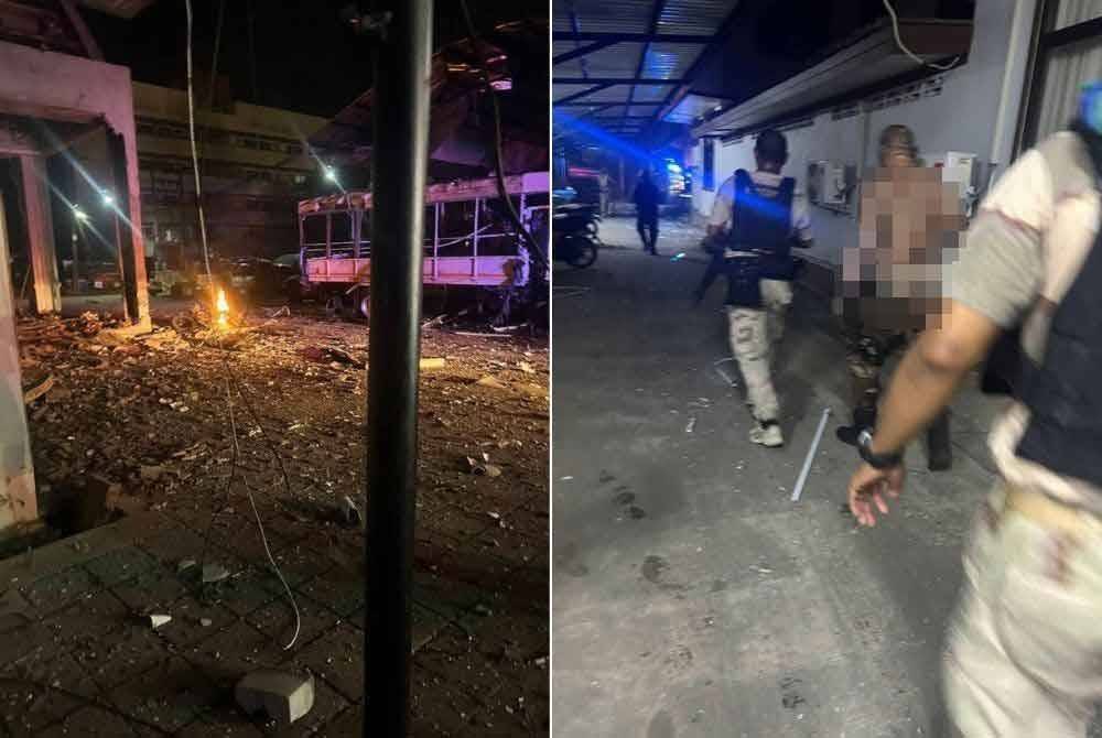 Dua maut manakala lima cedera dalam kejadian letupan bom serta berbalas tembakan di tiga lokasi berasingan di Golok yang hanya terletak dua kilometer dari pekan Rantau Panjang pada Sabtu.