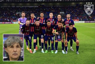 Bidoglio (gambar kecil) mengakui masih banyak aspek perlu diperbaiki skuad Harimau Selatan selepas tersingkir di tangan Buriram United dalam saingan Liga Juara-Juara Asia Elit (ACLE), pada Selasa.